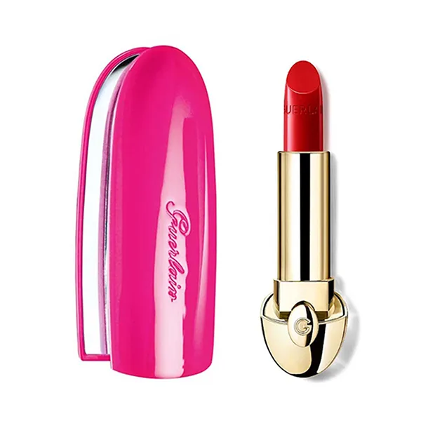 Combo Son Và Vỏ Son Guerlain Rouge G Velvet Refill 510 Le Rouge Vibrant Màu Đỏ Tươi
