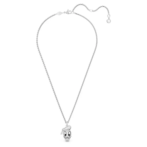 Dây Chuyền Swarovski 5668775 Disney Donald Duck Pendant White, Rhodium Plated Màu Bạc