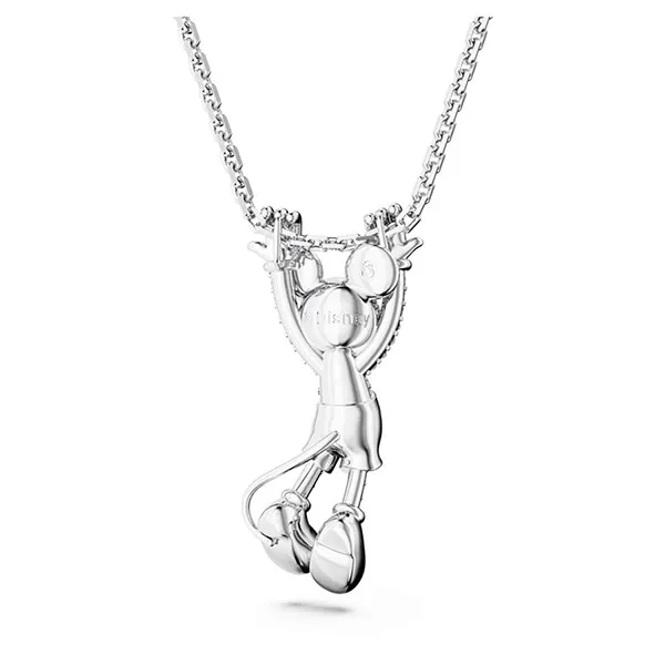 Dây Chuyền Swarovski Disney Mickey Mouse Layered Pendant White, Rhodium Plated 5668780 Màu Bạc