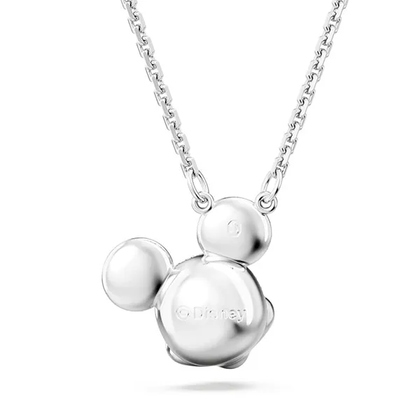 Dây Chuyền Swarovski Disney Mickey Mouse Pendant White, Rhodium Plated 5669116 Màu Bạc