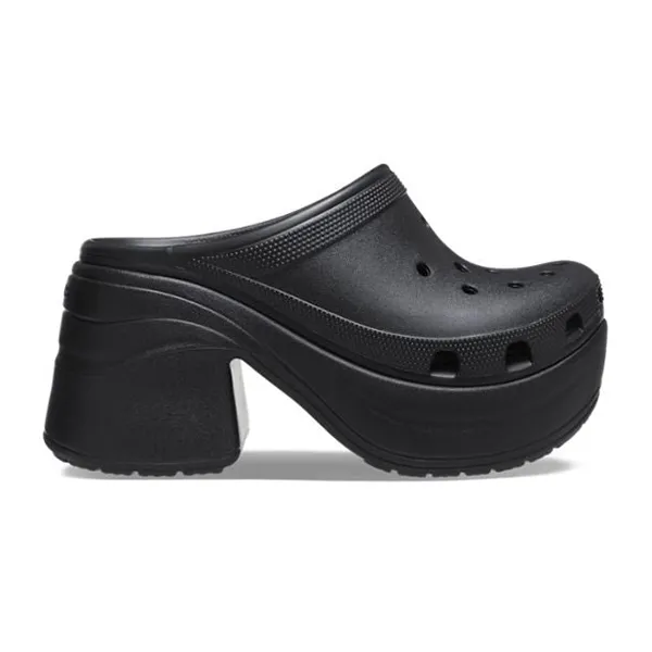 Dép Sục Nữ Crocs Siren Clog Black 208547-001 Màu Đen Size W6 - Dép - Vua Hàng Hiệu