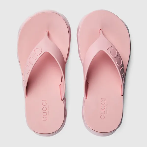 Dép Xỏ Ngón Nữ Gucci Women's Thong Platform Sandal 746334 JFM00 5815 Màu Hồng Size 37 - Dép - Vua Hàng Hiệu