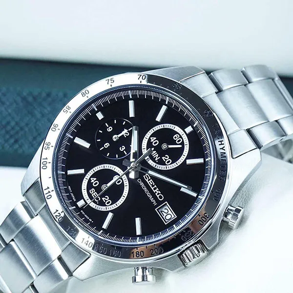 Đồng Hồ Nam Chronograp SBTR005 Màu Đen Bạc - Đồng hồ - Vua Hàng Hiệu