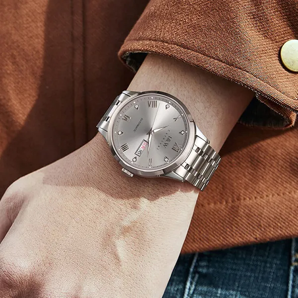 Đồng Hồ Nam I&W Carnival Automatic IW679G-DT (IW679G7) Màu Bạc Phối Xám