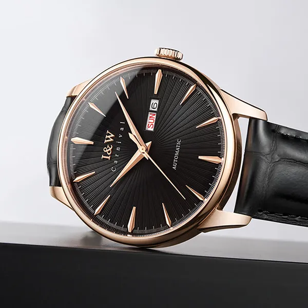 Đồng Hồ Nam I&W Carnival Automatic Watch IW519G-DD (IW519G4) Màu Đen - Đồng hồ - Vua Hàng Hiệu