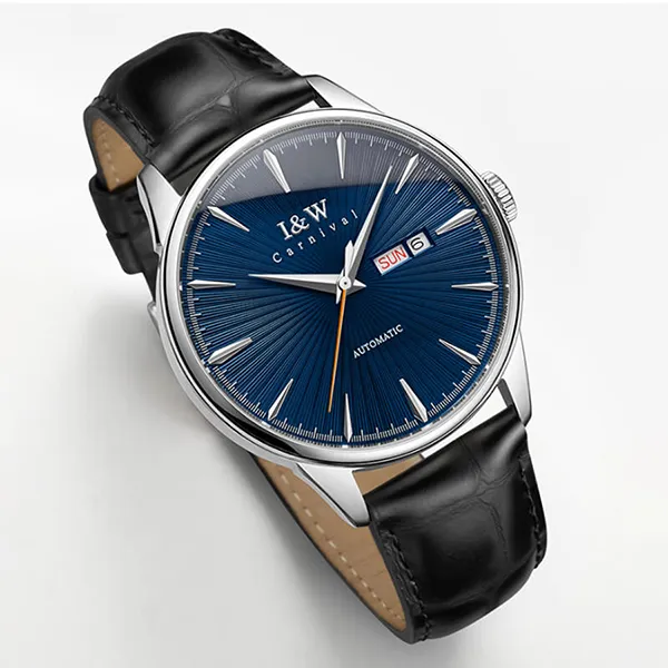 Đồng Hồ Nam I&W Carnival Automatic Watch IW519G-DD (IW519G7) Màu Đen/Xanh