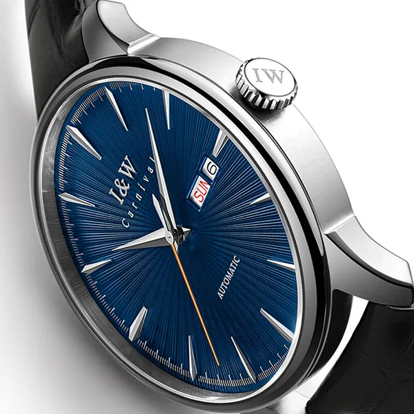 Đồng Hồ Nam I&W Carnival Automatic Watch IW519G-DD (IW519G7) Màu Đen/Xanh