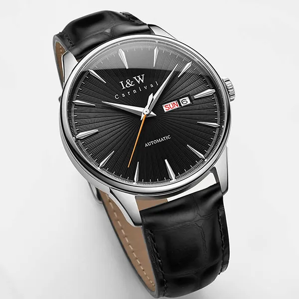 Đồng Hồ Nam I&W Carnival Automatic Watch IW519G-DD (IW519G8) Màu Đen - Đồng hồ - Vua Hàng Hiệu