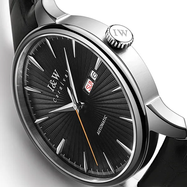 Đồng Hồ Nam I&W Carnival Automatic Watch IW519G-DD (IW519G8) Màu Đen - Đồng hồ - Vua Hàng Hiệu