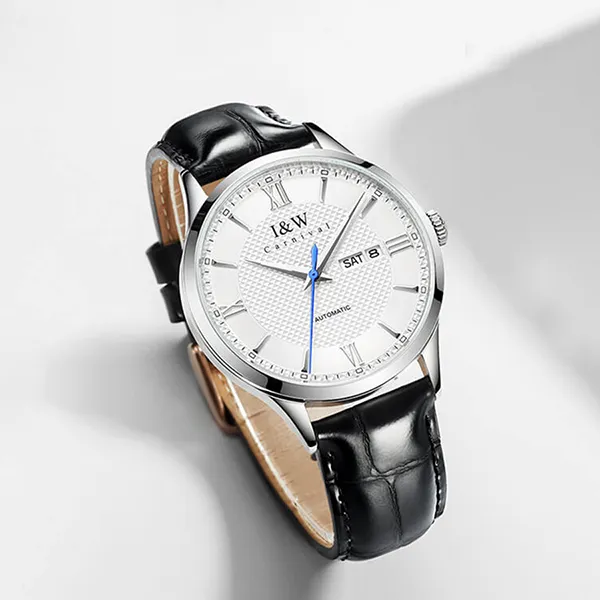 Đồng Hồ Nam I&W Carnival Automatic Watch IW520G-DD (IW520G4) Màu Đen Trắng