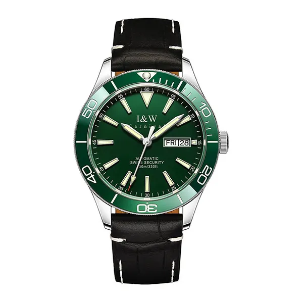 Đồng Hồ Nam I&W Carnival Automatic Watch IW533G-DD (IW533G14) Màu Đen Phối Xanh Lá