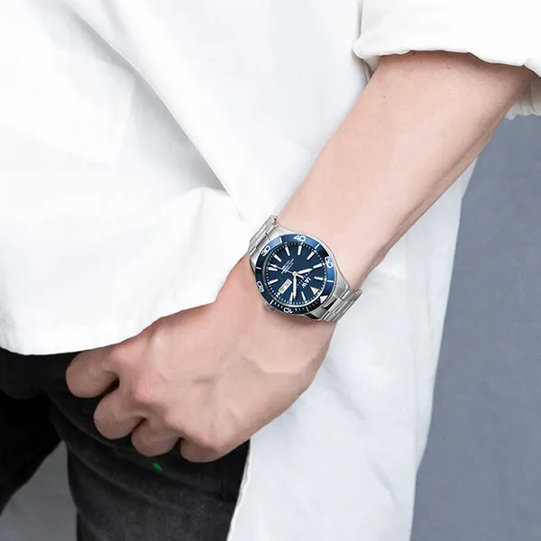 Đồng Hồ Nam I&W Carnival Automatic Watch IW533G-DT (IW533G18) Màu Bạc Phối Xanh Dương