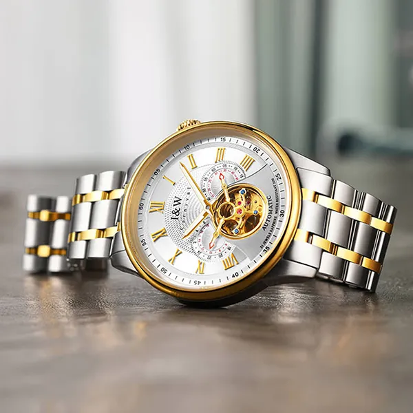 Đồng Hồ Nam I&W Carnival Automatic Watch IW613G-DT (IW613G1) Màu Bạc/Gold - Đồng hồ - Vua Hàng Hiệu