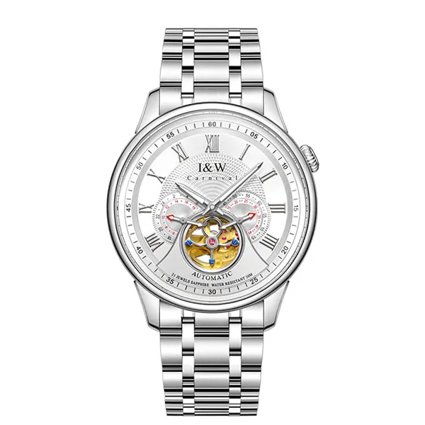 Đồng Hồ Nam I&W Carnival Automatic Watch IW613G-DT (IW613G4) Màu Bạc