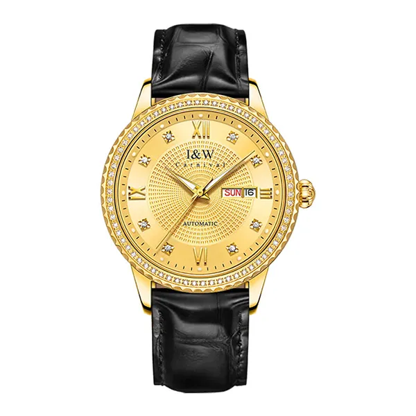 Đồng Hồ Nam I&W Carnival Automatic Watch IW615G-DD (IW615G8) Màu Đen/Gold