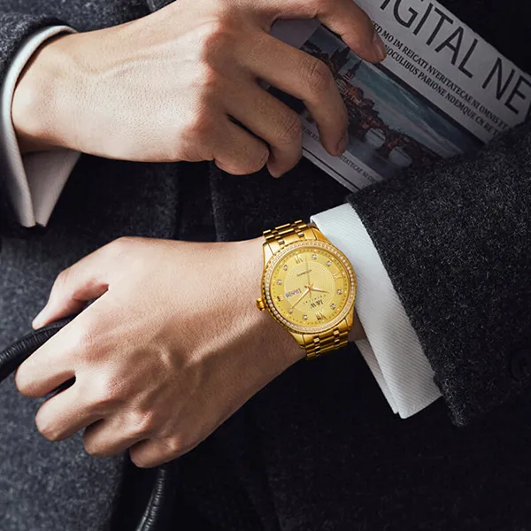 Đồng Hồ Nam I&W Carnival Automatic Watch IW615G-DT (IW615G3) Màu Vàng Gold