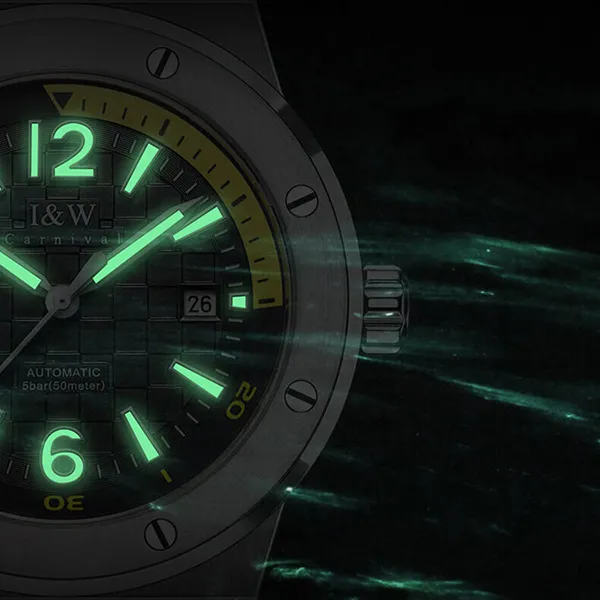 Đồng Hồ Nam I&W Carnival Automatic Watch IW618G-DS (IW618G5) Màu Trắng