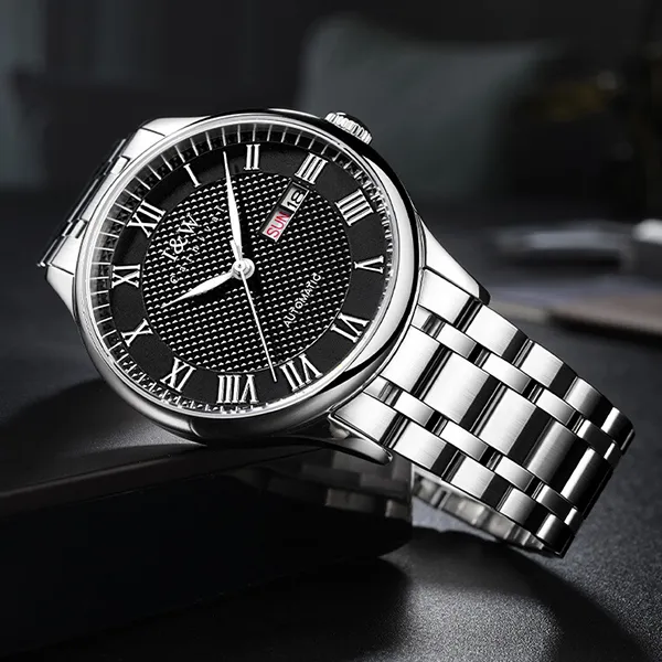 Đồng Hồ Nam I&W Carnival Automatic Watch IW682G-DT (IW682G2) Màu Bạc Phối Đen