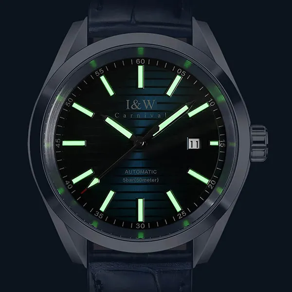 Đồng Hồ Nam I&W Carnival Automatic Watch IW713G-DD (IW713G1) Màu Xanh Lam - Đồng hồ - Vua Hàng Hiệu