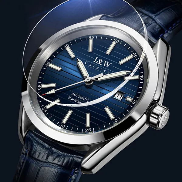 Đồng Hồ Nam I&W Carnival Automatic Watch IW713G-DD (IW713G1) Màu Xanh Lam - Đồng hồ - Vua Hàng Hiệu