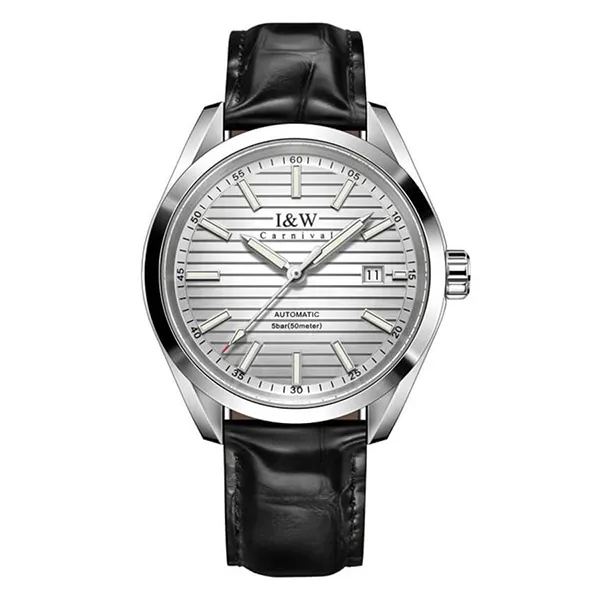 Đồng Hồ Nam I&W Carnival Automatic Watch IW713G-DD (IW713G2) Màu Đen/Bạc