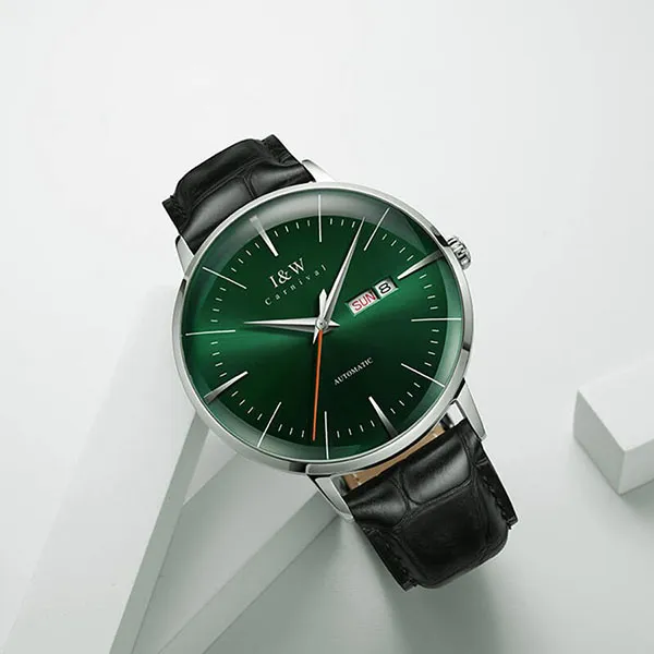 Đồng Hồ Nam I&W Carnival IW506G-DD (IW506G8) Automatic Màu Xanh Đen