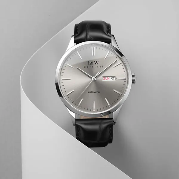 Đồng Hồ Nam I&W Carnival IW509G-DD (IW509G11) Automatic Màu Đen Xám