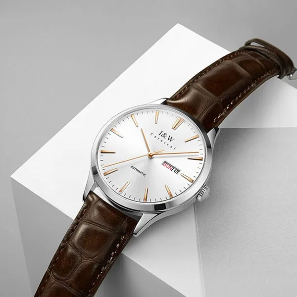 Đồng Hồ Nam I&W Carnival IW509G-DD (IW509G3) Automatic Màu Nâu Bạc