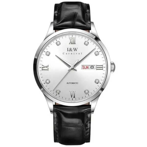 Đồng Hồ Nam I&W Carnival IW512G-DD (IW512G6) Màu Bạc Đen
