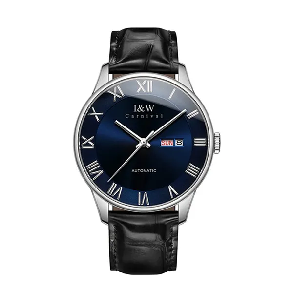 Đồng Hồ Nam I&W Carnival IW513G-DD (IW513G5) Automatic Màu Đen Xanh - Đồng hồ - Vua Hàng Hiệu