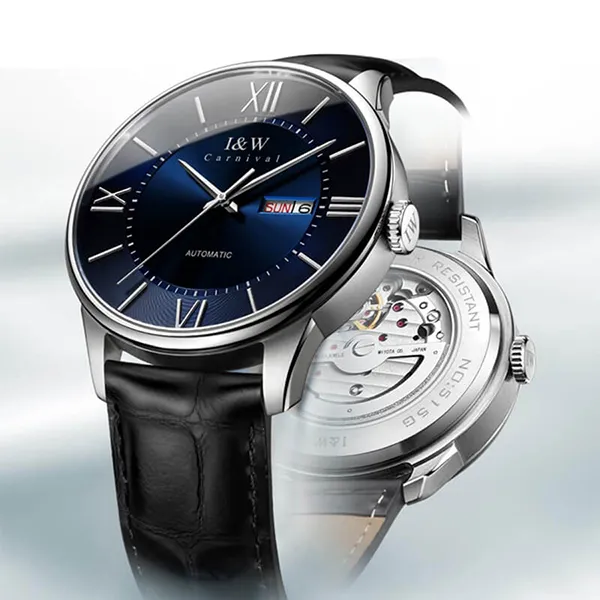 Đồng Hồ Nam I&W Carnival IW515G-DD (IW515G4) Automatic Màu Xanh Đen - Đồng hồ - Vua Hàng Hiệu