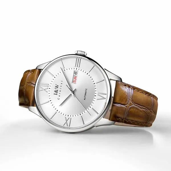 Đồng Hồ Nam I&W Carnival IW515G-DD (IW515G5) Automatic Màu Nâu Bạc
