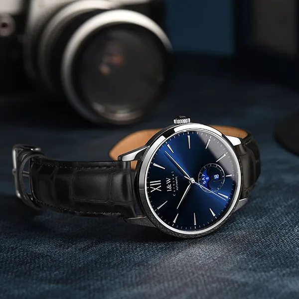 Đồng Hồ Nam I&W Carnival IW528G-DD Automatic (IW528G5) Màu Xanh Đen