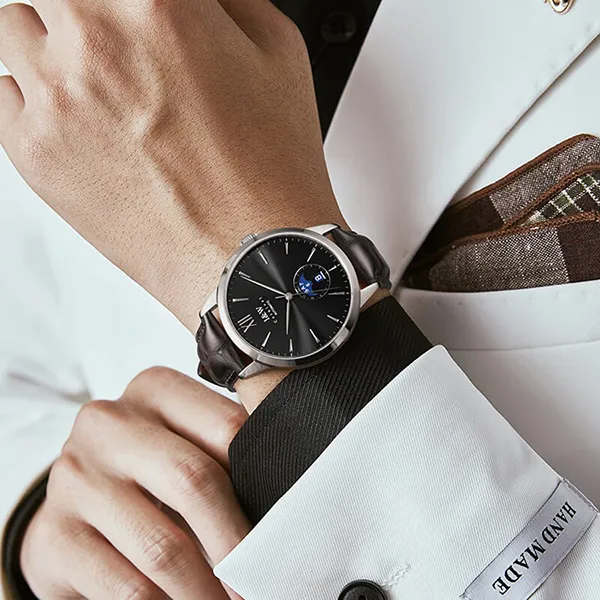 Đồng Hồ Nam I&W Carnival IW528G-DD Automatic (IW528G6) Màu Đen - Đồng hồ - Vua Hàng Hiệu
