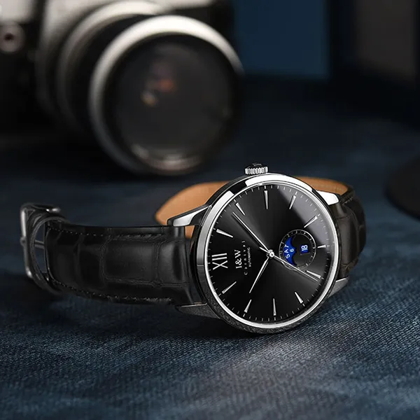 Đồng Hồ Nam I&W Carnival IW528G-DD Automatic (IW528G6) Màu Đen - Đồng hồ - Vua Hàng Hiệu