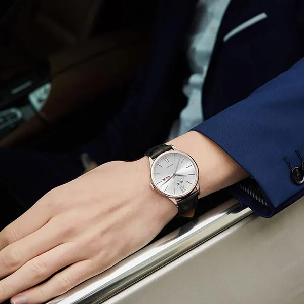 Đồng Hồ Nam I&W Carnival IW529G-DD Automatic (IW529G4) Màu Bạc Đen - Đồng hồ - Vua Hàng Hiệu