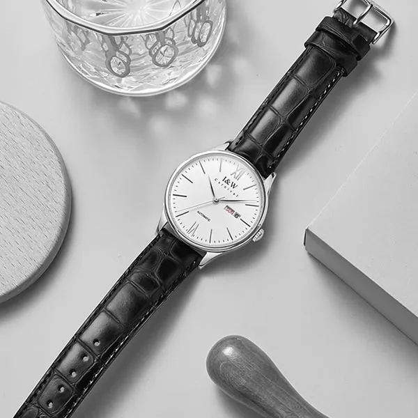 Đồng Hồ Nam I&W Carnival IW529G-DD Automatic (IW529G7) Màu Đen Trắng
