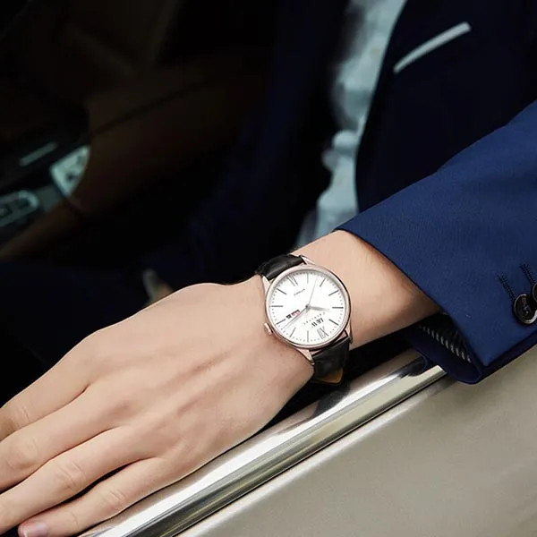 Đồng Hồ Nam I&W Carnival IW529G-DD Automatic (IW529G7) Màu Đen Trắng