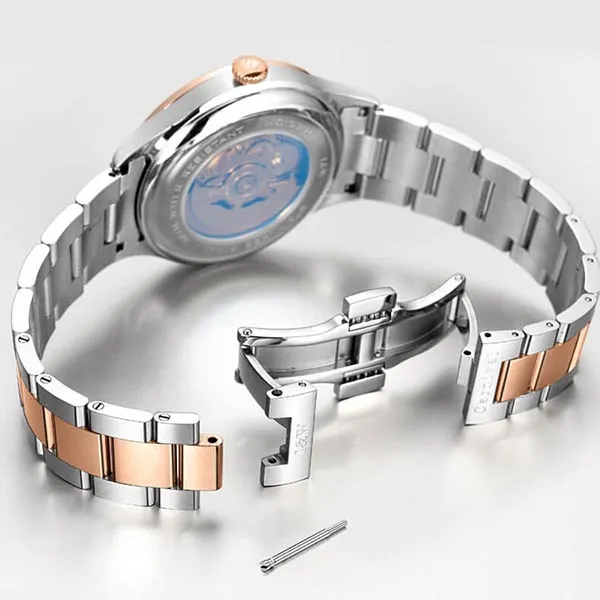 Đồng Hồ Nam I&W Carnival IW530G-DT Automatic (IW530G3) Màu Xám Vàng