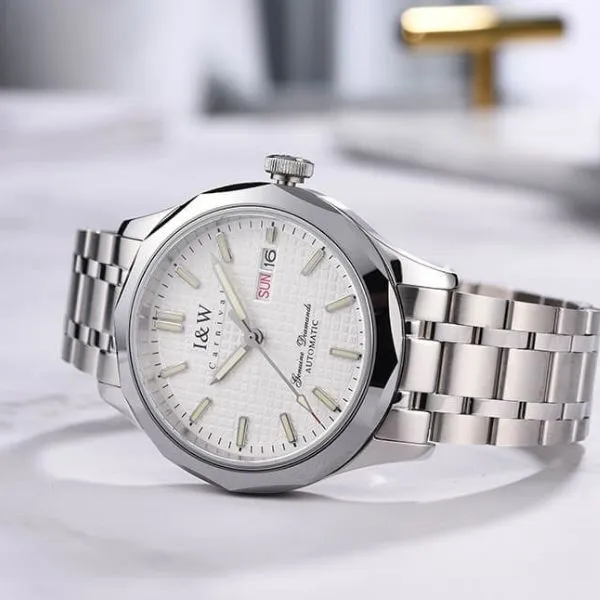 Đồng Hồ Nam I&W Carnival IW570G-DT (IW570G4) Màu Trắng Bạc