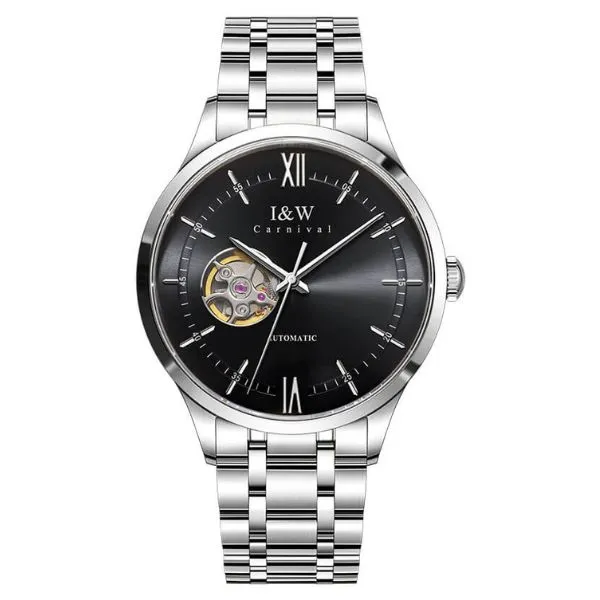 Đồng Hồ Nam I&W Carnival IW570G-DT (IW570G6) Màu Đen Bạc