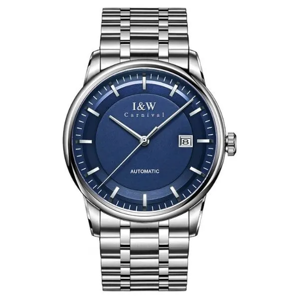 Đồng Hồ Nam I&W Carnival IW572G-DT (IW572G2) Màu Xanh Bạc