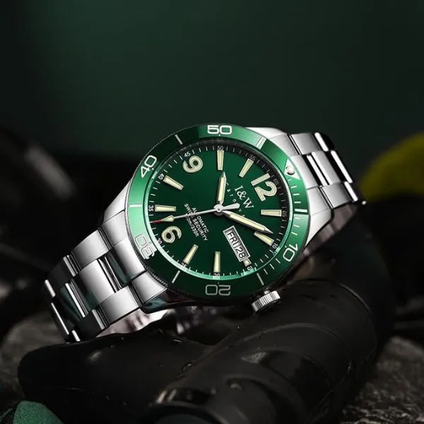 Đồng Hồ Nam I&W Carnival IW586G-DT (IW586G5) Màu Xanh Bạc