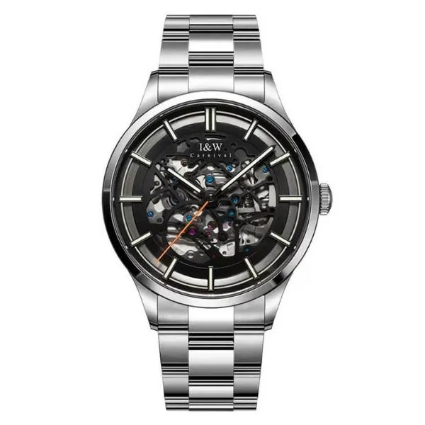 Đồng Hồ Nam I&W Carnival IW588G-DT (IW588G4) Màu Bạc