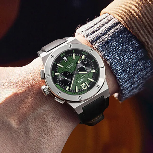Đồng Hồ Nam I&W Carnival IW605G-DD (IW605G2) Quartz Màu Xanh Bạc - Đồng hồ - Vua Hàng Hiệu