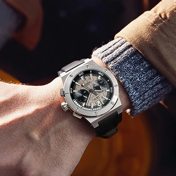 Đồng Hồ Nam I&W Carnival IW605G-DD (IW605G7) Quartz Màu Đen Bạc