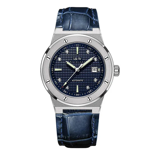 Đồng Hồ Nam I&W Carnival IW610G-DD (IW610G10) Automatic Màu Xanh Bạc - Đồng hồ - Vua Hàng Hiệu