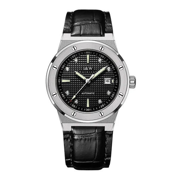 Đồng Hồ Nam I&W Carnival IW610G-DD (IW610G12) Automatic Màu Đen Bạc