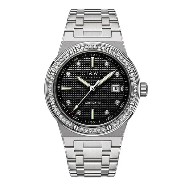 Đồng Hồ Nam I&W Carnival IW610G-DT (IW610G8) Automatic Màu Đen Bạc