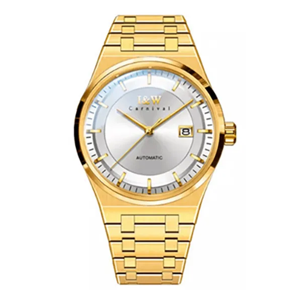 Đồng Hồ Nam I&W Carnival IW612G-DT (IW612G15) Automatic Màu Vàng